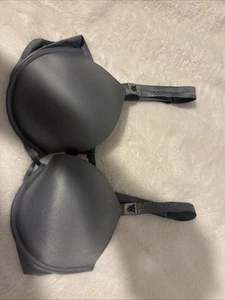 Satin Gray Bra - Picture 1 of 3