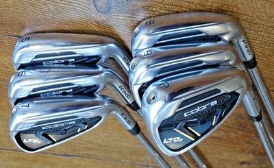 Cobra LTDx Irons 5-PW / KBS Tour 90 stiff steel shafts / +0.5" 2* upright - Image 1 of 4