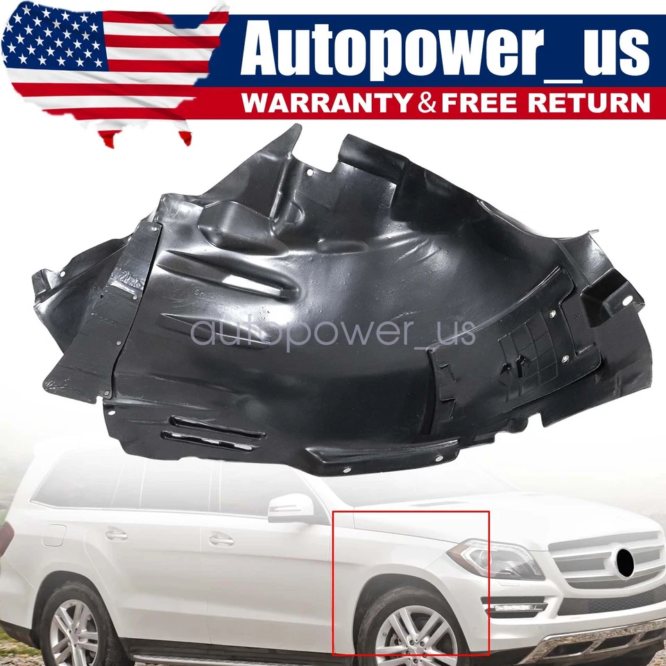 2926900130 guardabarros delantero del lado del pasajero para Mercedes Benz GL450 GL350 2016 Foto 1 de 4