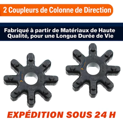 X2 ACCOUPLEMENT COLONNE DIRECTION KIA HYUNDAI 563152K000FFF SOUL I30 ⭐ 👉 CEED - Photo 1/4