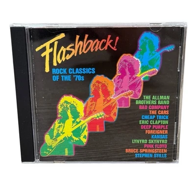 Flashback Rock Classics 70s CD Pink Floyd Clapton Skynyrd Cars Deep Purple Foto 1 de 4