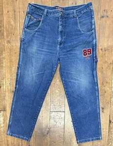 Vtg Paco Jeans Baggy Carpenter Wide Leg Y2K  Skater Streetwear 46x32 - Picture 1 of 6