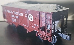 🚂 O Scale Die-Cast PA 2-Bay Outside Braced Hopper w/Load KLINE K6255-18921 *208 - Picture 1 of 9