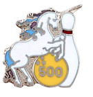 Vintage Unicorn Bowling 500 Club Lapel Hat Pin