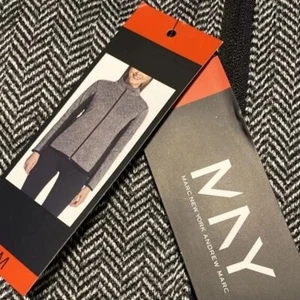Marc New York MNY Women's Herringbone Athleisure Jacket - Black/Gray - XL - Picture 1 of 4