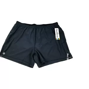 Smartwool Active Shorts Men's XL Lined 5" Running Black Wicking Odor Resistant - Picture 1 of 5