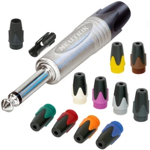 Neutrik NP2X 1/4" 6,35mm TS Mono Klinkenstecker 2-polig Gitarrenstecker Nickel BPX - Bild 1 von 3