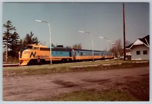 CNR Train Station Washago, Ontario, Northlander Train, 4 " x 6 " Photo - Foto 1 di 2
