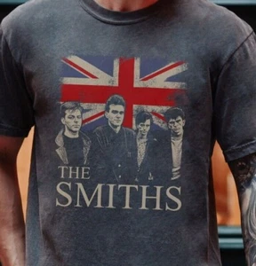 The Smiths English Rock Band T-Shirt on Vintage Black Comfort Colors 1717 Tee - Picture 1 of 6