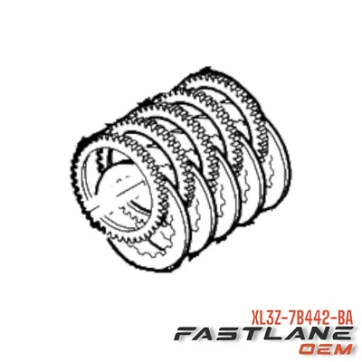 Ford E-350 Super Duty 1999-2019 placa de accionamiento de acero 4 piezas nuevo OEM XL3Z-7B442-BA Foto 1 de 4