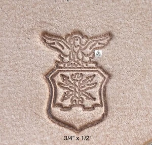 Full Handle Military Stamp Leather Tool Leatherwork - Air Force 3/4" x 1/2" - Picture 1 of 3