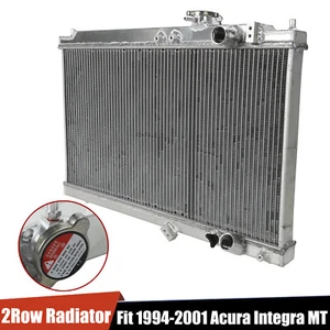2-Row Full Aluminum Core Radiator For 1994-01 Acura Integra GS RS DB GSR DC2 MT - Picture 1 of 12