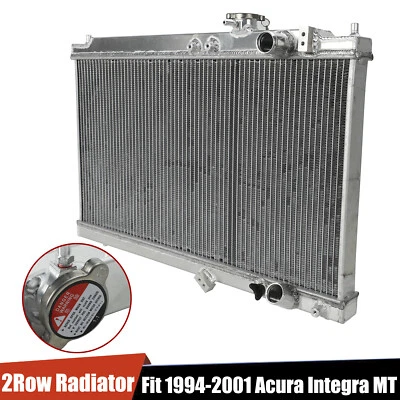 2-Row Full Aluminum Core Radiator For 1994-01 Acura Integra GS RS DB GSR DC2 MT — 第 1/4 张图片