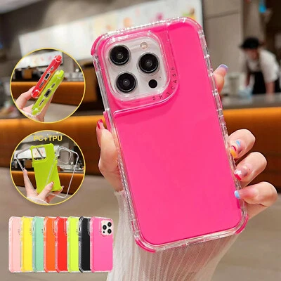 Hybrid Defender Case Shockproof Cover For iPhone 15 14 13 12 11 Pro Max SE XR 78 - Image 1 of 4