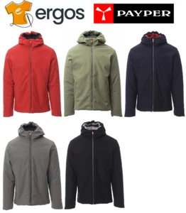PAYPER Softshell Jacket OREGON High Neck Hood for Men Padded Work - Picture 1 of 7