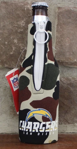 San Diego Chargers Koozie NFL Football League Licensed bottle Cooler Coolie Camo Cover