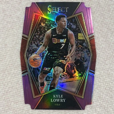 2021-22 Panini Select Kyle Lowry #165 Premier Level Purple Die Cut /99 #1489 - Imagem 1 de 2