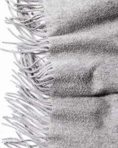 Coperta State Cashmere Home Throw con Frange Decorative 100% Puro Cashmere Ultr - Foto 1 di 7