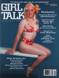 Girl Talk Volume 1 #1 Magazine TV TS Transgender Adult Sex Rare - Picture 1 of 7