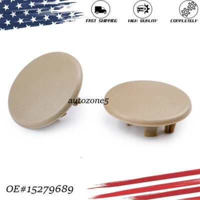 2x Tapa de asiento trasero reposabrazos beige para Chevy Avalanche Cadillac Escalade 07-18 Foto 1 de 4