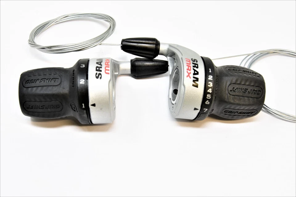 SRAM MRX 21 SPEED 7 x 3 GRIPSHIFT MTB BIKE SHIFTER SET INCLUDING INNER GEAR WIRE - Image 1 of 1