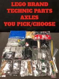 LEGO TECHNIC PART AXLE AXLES 2L 3L 4L 10L 16L 32L + "CHOOSE YOUR STYLE/COLOR" - Picture 1 of 49