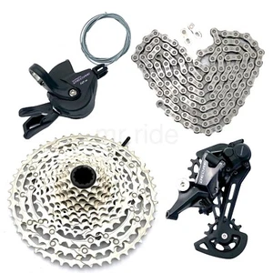 4pc Shimano Deore M6100 12 Speed Drivetrain Groupset 51T Shifter w/Gear Display - Picture 1 of 10