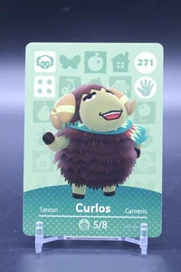 Curlos # 271 Animal Crossing Amiibo Card AUTHENTIC Series 3 NEW NEVER SCANNED! - Picture 1 of 2