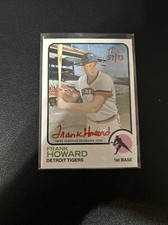 2022 Topps Heritage - Real One Autographs #ROA-FH Frank Howard (AU) # 57/73 RIP