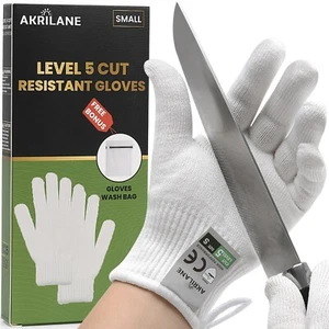 Cut Resistant Gloves | Premium Food Grade Cutting Glove | Level 5 Cut Protection - Picture 1 of 11