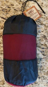 Texsport Fleece Sleeping Bag~Red/Maroon~+50°~75" x 32" - Picture 1 of 2