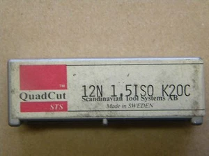 Gewindeplatten von STS, 12N 1.5 ISO K20C, aus dem  Quad Cut System - Picture 1 of 2