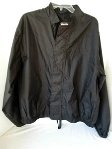 Firstgear First Gear Men's Rain Over Jacket Large Zip Front Polyurethane Coating - Picture 1 of 8