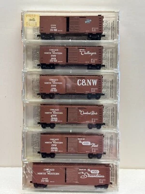 N Scale Kadee Micro Trains MTL 20252 CNW Slogans 6-Pack - Image 1 of 4
