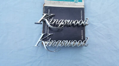 NOS 1969-1972 CHEVROLET KINGSWOOD STATION WAGON REAR QUARTER SCRIPTS 9616495 PR - Imagem 1 de 2