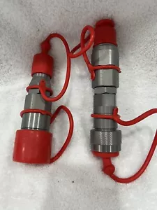 Flat Face ISO 16028 auf Ag ISO 5675 Pioneer Hydraulik Schnellkupplung - Bild 1 von 7