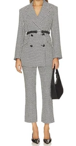 Blazer Veronica Barba Hutchinson Dickey Chaqueta Pata de Gallo Talla XS ($798) - Imagen 1 de 6