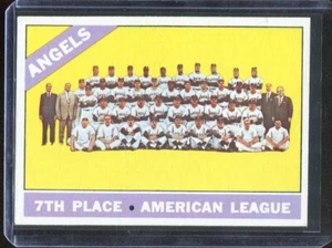 1966 Topps Baseball # 131 California Angels (NM+) Near Mint Plus - Picture 1 of 2