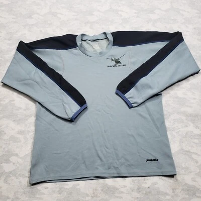 Patagonia Shirt Mens Medium Blue Long Sleeve Branded - Image 1 of 4