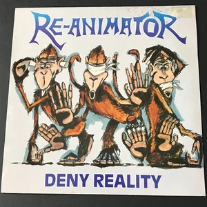 Re-animator - Deny Reality First Press LP Record - M FLAG 32  VG+/VG+ - Picture 1 of 7