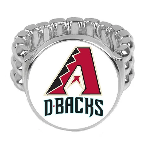 Arizona Diamondbacks Mens Womens Adjustable Silver Ring w Gift Pkg D2 Cover