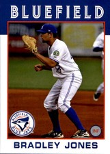 2016 Bluefield Blue Jays Grandstand #15 Bradley Jones Travelers Rest SC Card