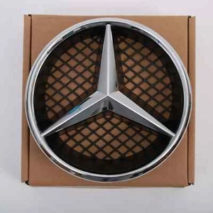 Emblem W204 Mercedes-Benz Grundträger Grundplatte Stern Grill Kühlergrill Emblem - Picture 1 of 2