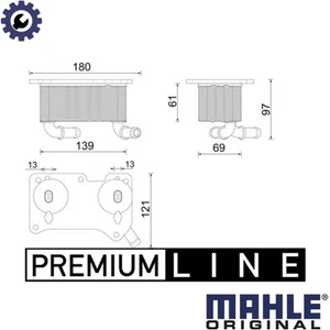 OIL COOLER ENGINE OIL CLC 294 000P FOR VOLVO S60/III XC60 XC40 V60 V90/Cross - Picture 1 of 16