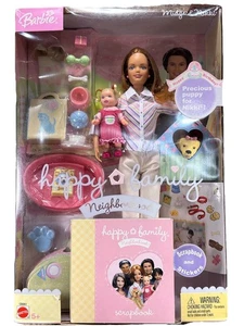 2003 Mattel Happy Family Neighborhood Scrapbook Midge & Nikki & Puppy #C6061 NEW - Picture 1 of 10