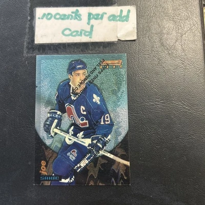 Cb51b #18 Joe SAKIC Quebec Nordiques 1994/95 Bowman's Best Unpeeled - Image 1 of 2