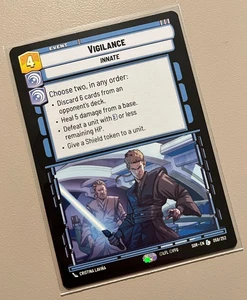 Star Wars Unlimited Vigilance #58 Spark Of Rebellion SWU Legendary - Picture 1 of 1