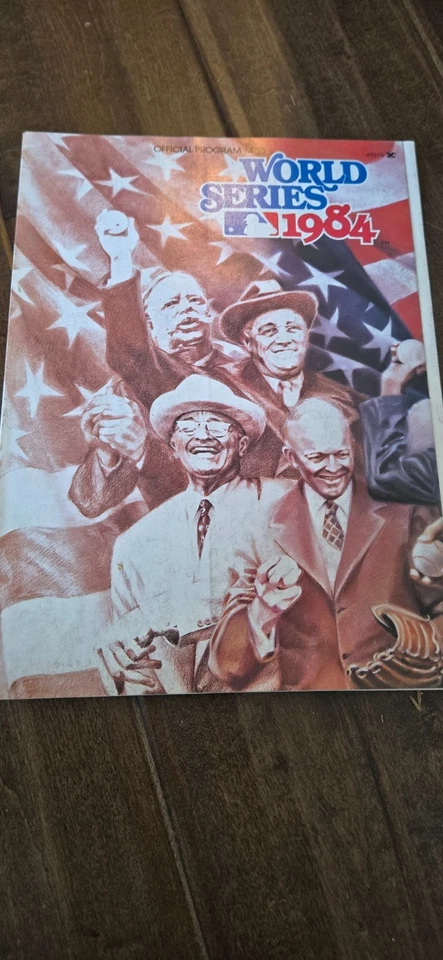 1984 DETROIT TIGERS SAN DIEGO PADRES WORLD SERIES PROGRAM SD EXCLUSIVE VERSION - Image 1 of 1