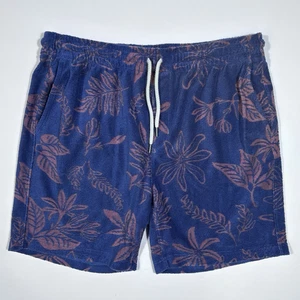 $98 Nuevo FAHERTY Para hombres Talla X-Grande XL Informal Estampado Floral Cordón Sudadera Corto - Imagen 1 de 6