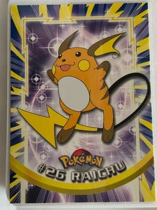 Pokemon - Raichu #26 Topps TV Animation Black Logo Non-Holo 2nd Print 1999 NM - Picture 1 of 2